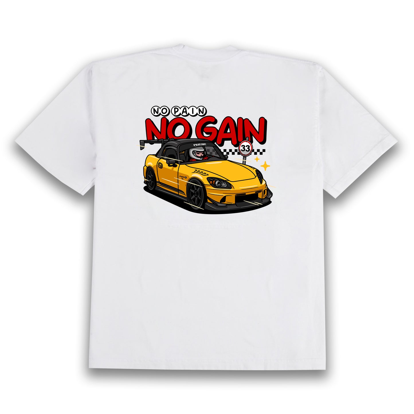 NPNG S2000CR Tee in White *PRE-ORDER*